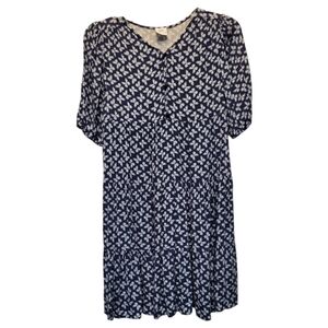 Zara Kids Blue Butterfly Print Flowing Dress - Size 13-14